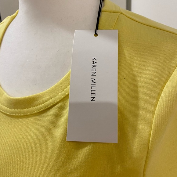 Karen Millen Top Yellow - Picture 4 of 6